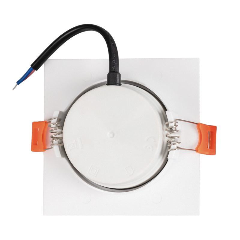 5W 7W 80LM Luz Empotrada de LED Antideslumbrante Cuadrada 